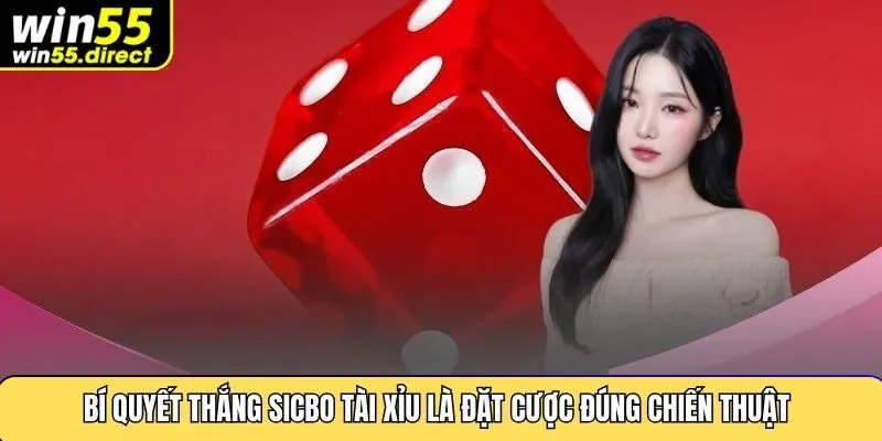 Bí quyết thắng sicbo tài xỉu là đặt cược đúng chiến thuật